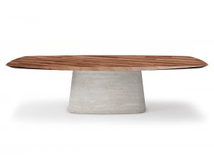 napoleon wood modern dining table cattelan italia 1