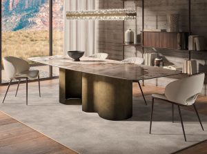 papel keramik modern dining table cattelan italia 1