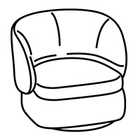 Armchair With Swivel Base