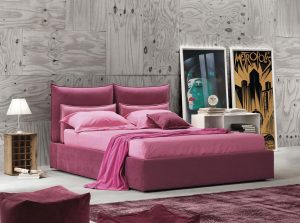 Dream upholstered bed by novaluna italy 05