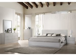Naples Grey Bedroom Set by JM furniture