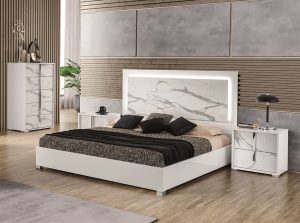 Sonia White Premium Bedroom by JM Furniture
