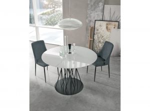 bamboo extendable round dining table sedit 4