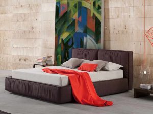 easy modern bed by novaluna Italy