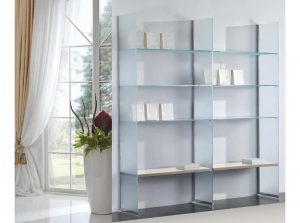 glass bookcase la vetreria 2
