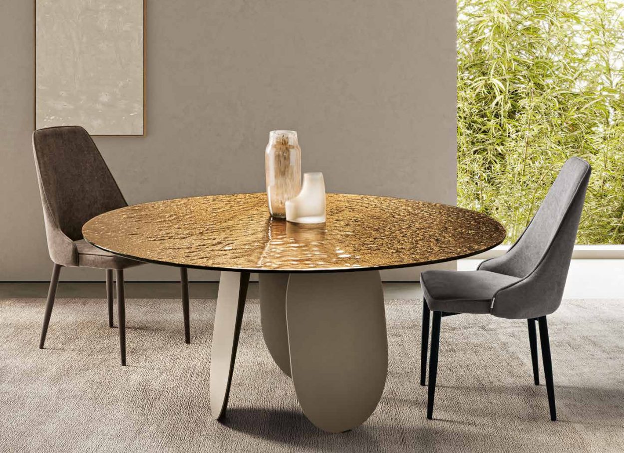 maya round dining table capodarte 3