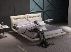 Rem modern bed by novaluna Italy
