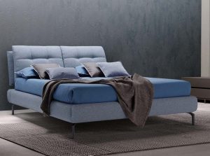 Tecum Quadro modern bed by novaluna made in italy 04