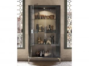 picasso modern italian curio china cabinet by alf group 1