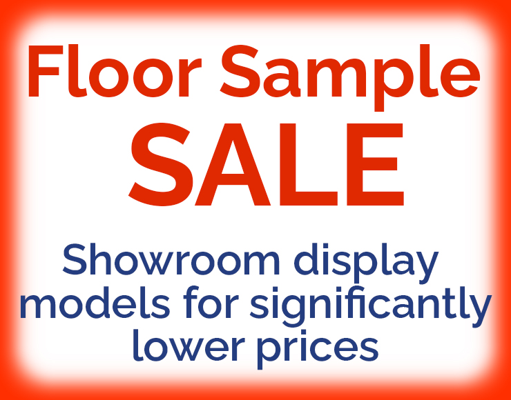 floor sample sale front banner