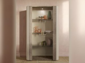 hebe modern glass curio cabinet alf group 1