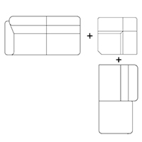 Sectional Sofa (105″ x 63″)
