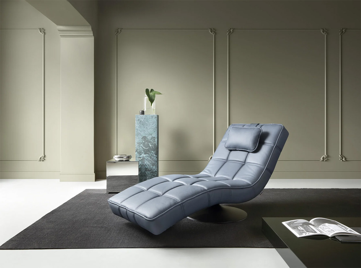 Lexi Leather Chaise By Wersal