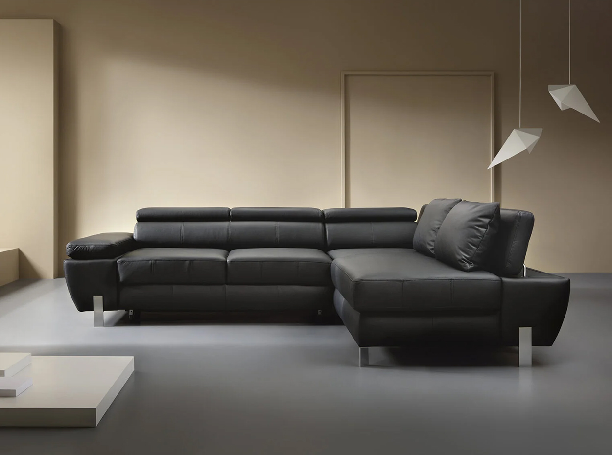 Molina Leather Sofa By Wersal