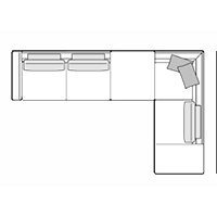 Sectional Sofa W162″x W103″