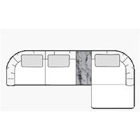Sectional Sofa W148″ x 67″