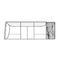 Sectional Sofa W104″ x 36″