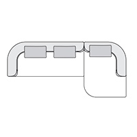 Sectional Sofa W135″ x 63″