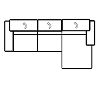 Sectional Sofa (W105″ x 66″)