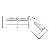 Sectional Sofa W143″ x 72″