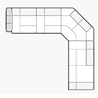 Sectional Sofa W137″ x 128″