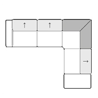 Sectional Sofa W135″ x 93″