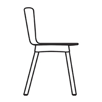 Armless Chair