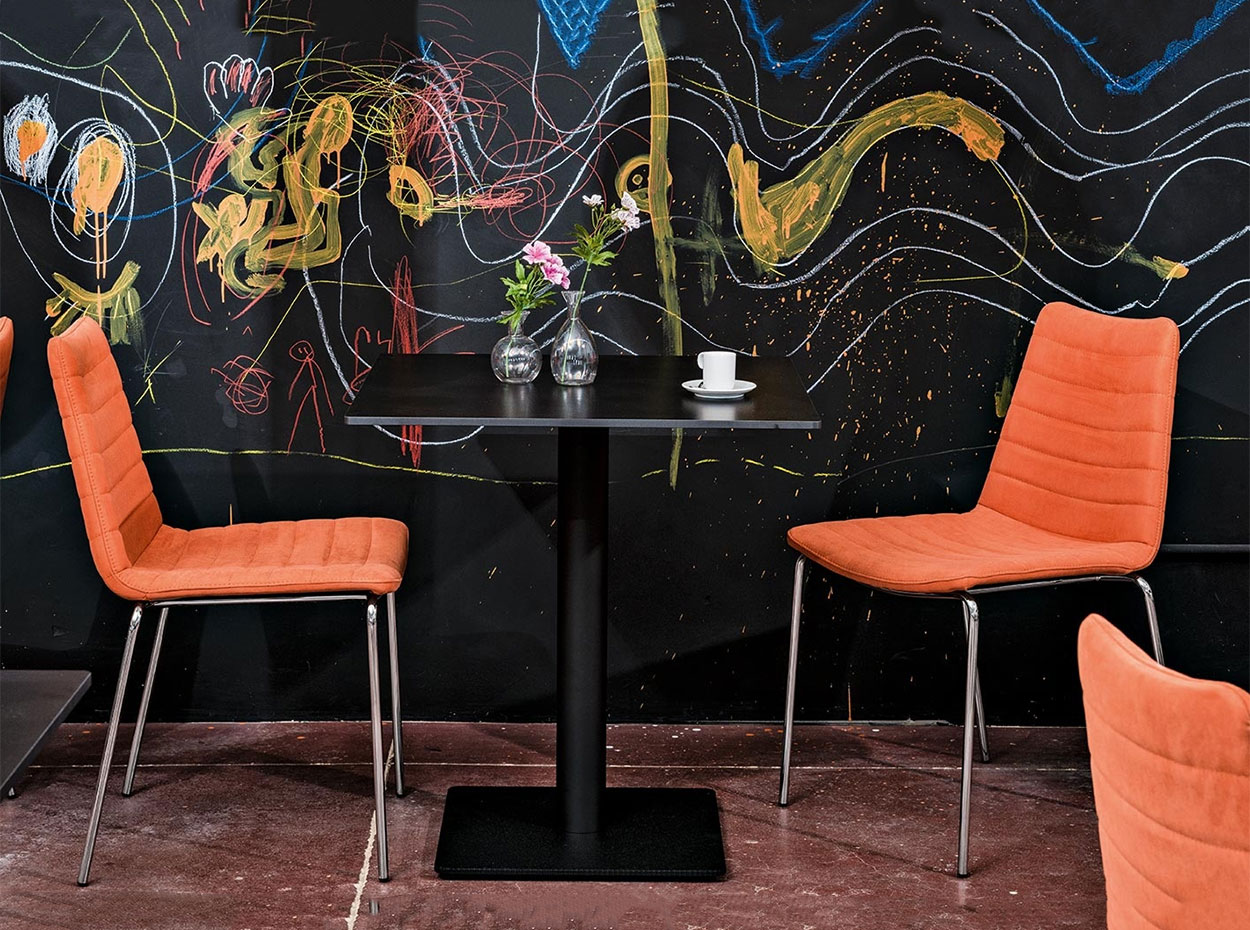 Cover Metal Dining Chair By MIDJ 04