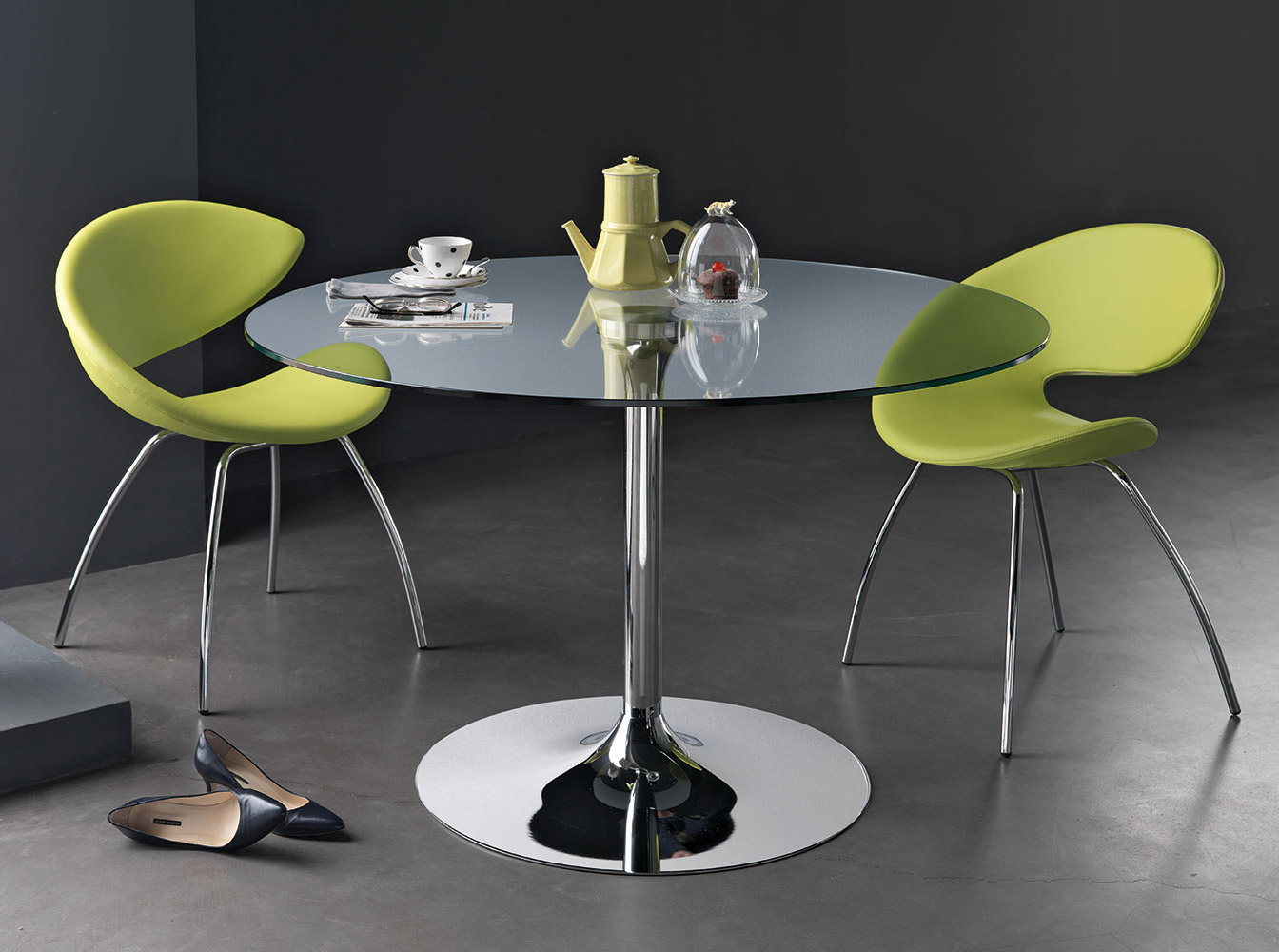 Infinity Glass Dining Table by Midj - MIG Furniture