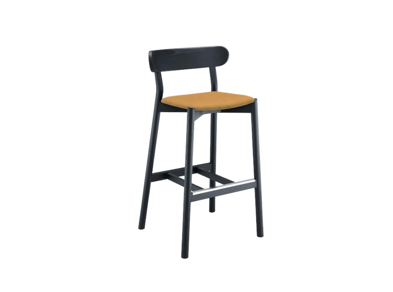 Montera Leather Bar Stool By MIDJ