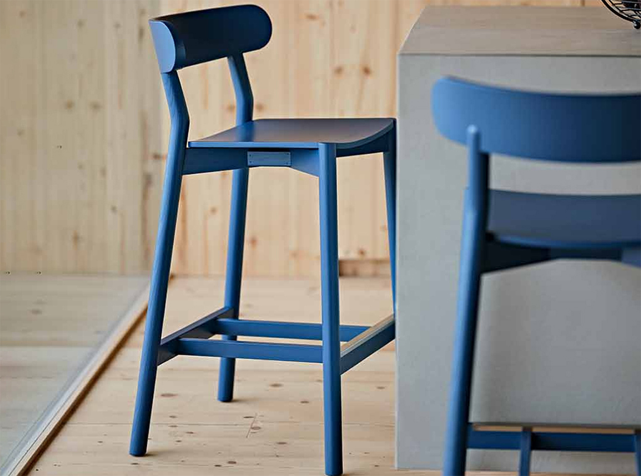 Montera Wood Bar Stool By MIDJ 02
