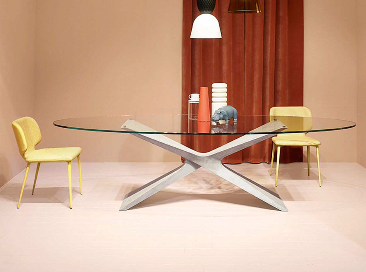 Nexus Glass' Dining Table by MIDJ 01