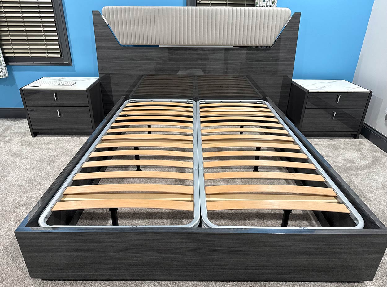 Vulcano Italian Queen Size Bed by Tomasella Made in Italy