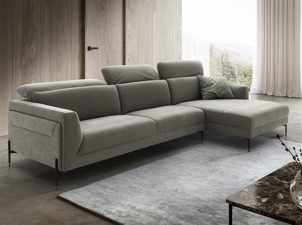 Claire Sectional Sofa Chaise by Nicoline