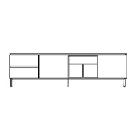 Drawers/Door/Shelves/Door