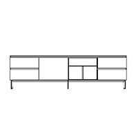 Drawers/Door/Shelves/Drawers