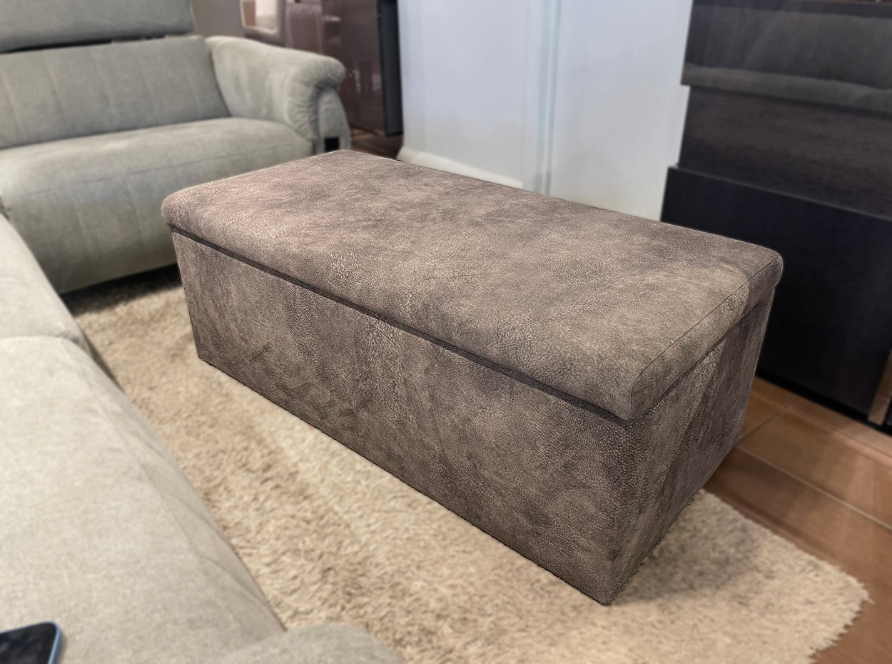 Alegro Storage Bench Ottoman in Fabric