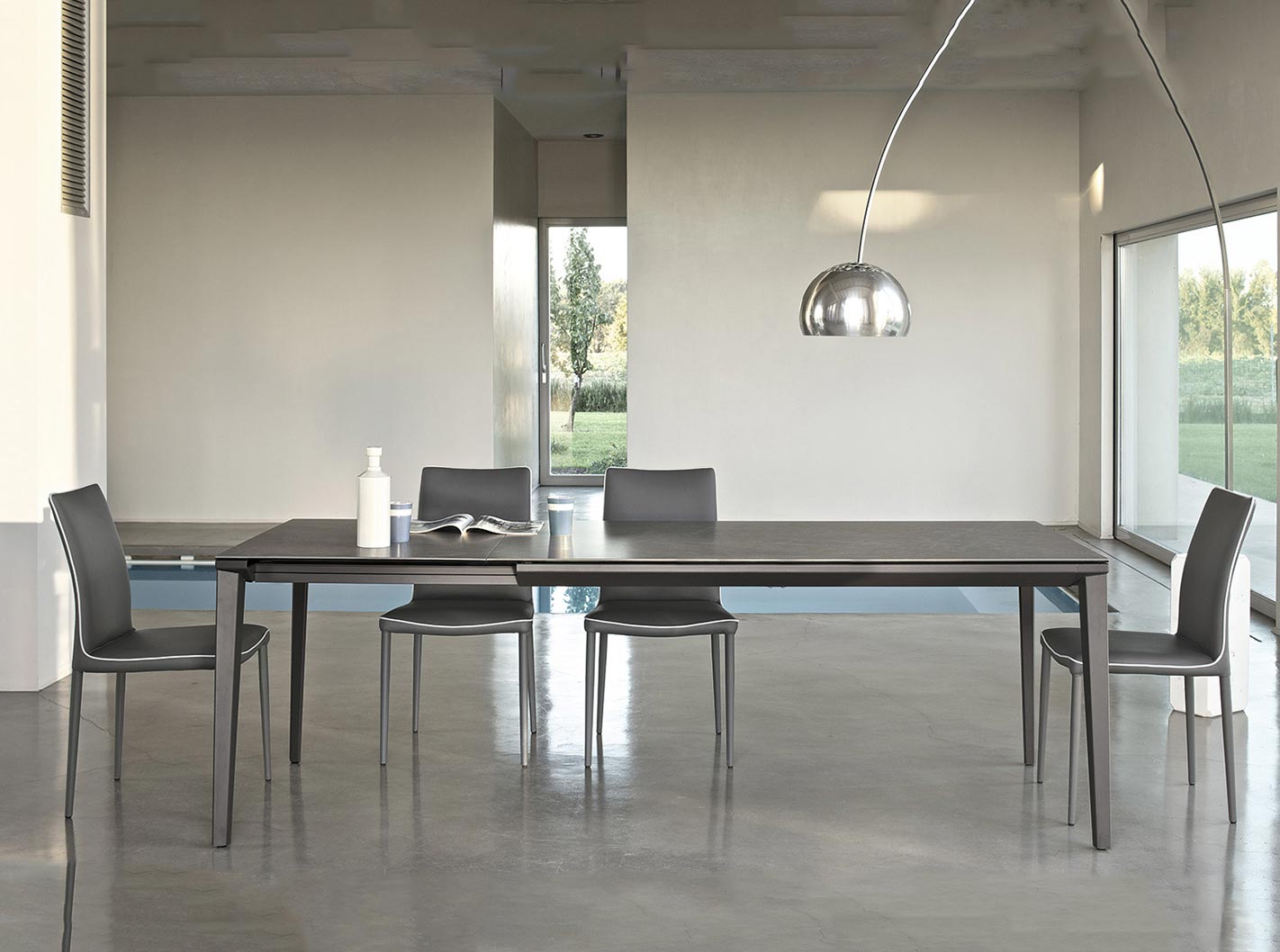 Echo Extension Dining Table by Bontempi