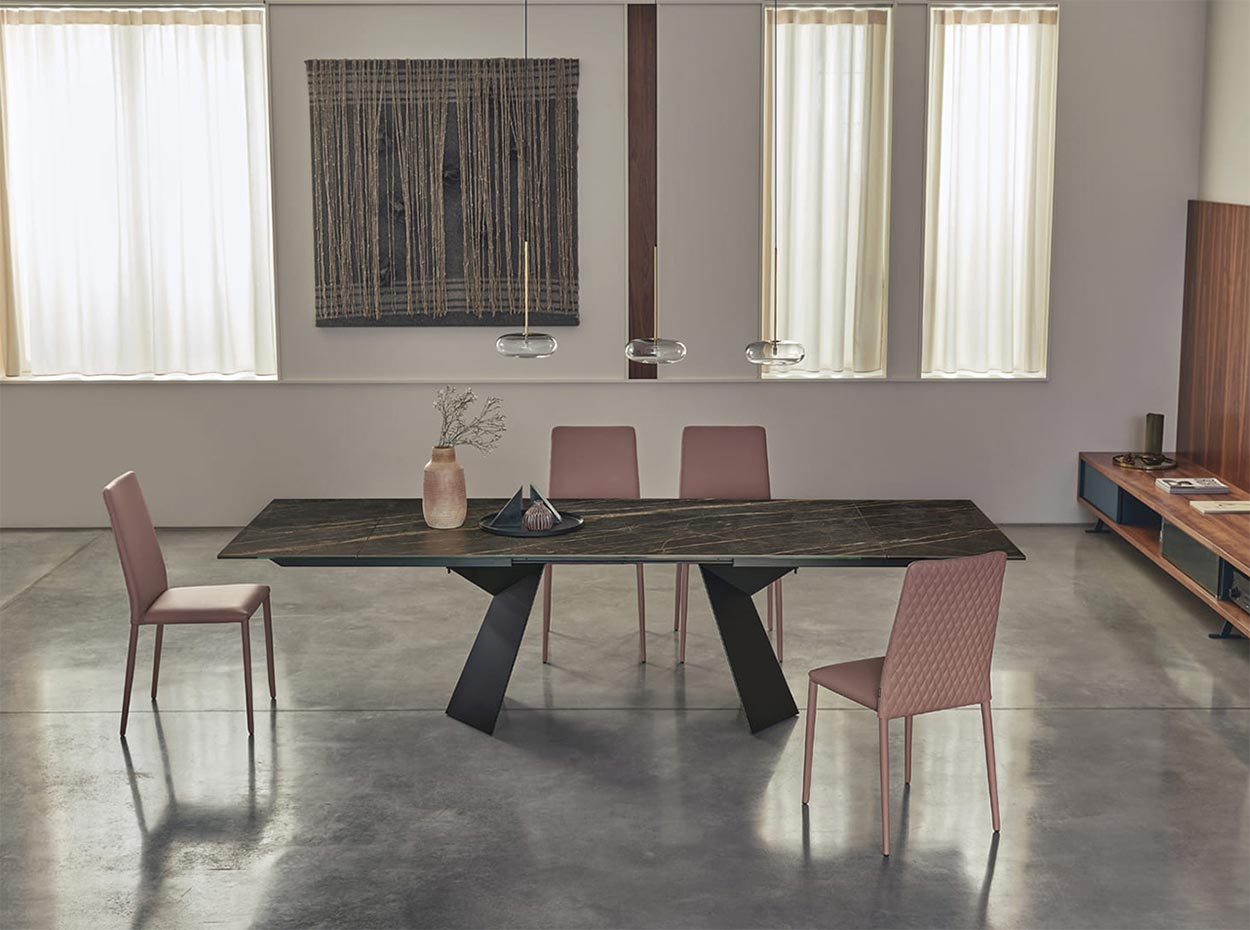 Fiandre Extension Dining Table by Bontempi 09