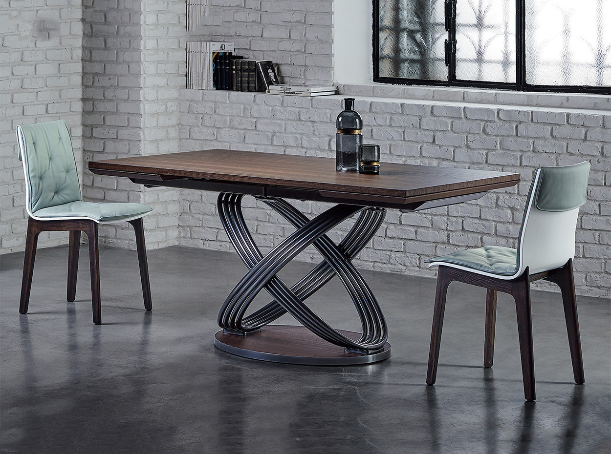 Fusion Extension Dining Table by Bontempi 01