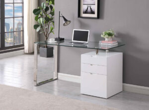 Contemporary 6914 Reversible Office Desk by Chintaly 2