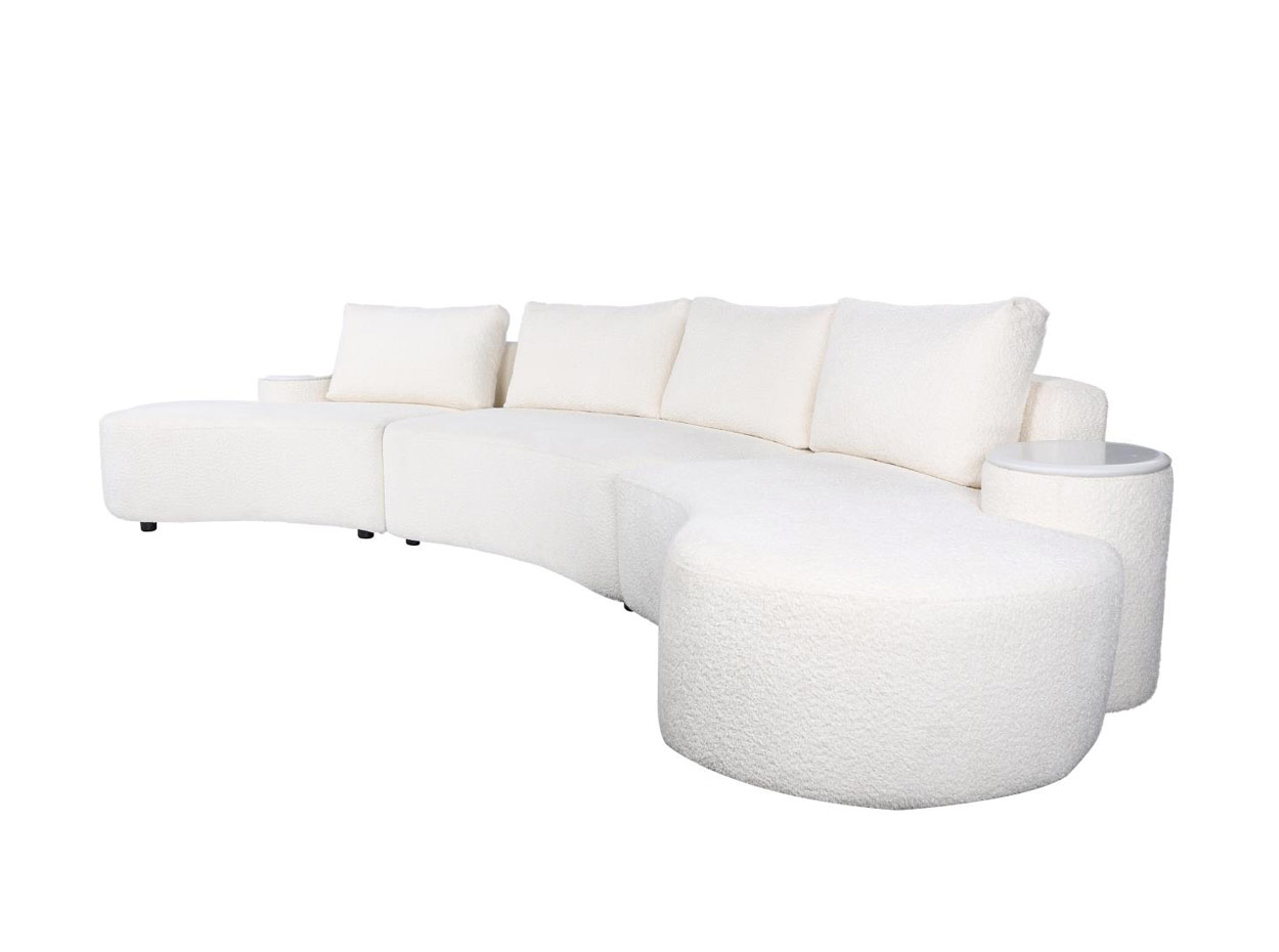 Curved Sectional Houston Sofa by Chintaly 1