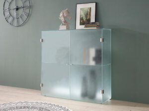 Frosted Glass Cabinet 75301 by Chintaly Imports 1