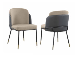 Katherine Curved Back Side Chair by Chintaly 1