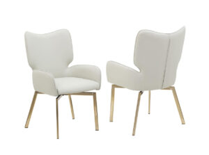 Modern Zelda Beige Armchair by Chintaly 1