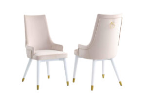 Velvet Judy Dining Chair by Chintaly 1
