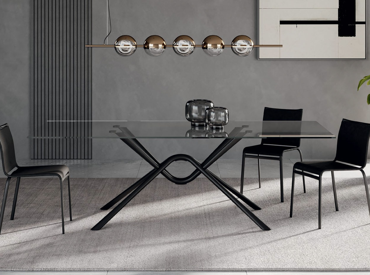 Hunter Rectangular Dining Table by Bontempi 2