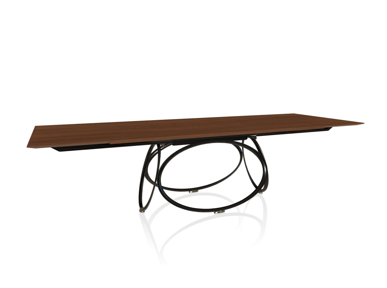 Louis Rectangular Extensions Wood Dining Table 1