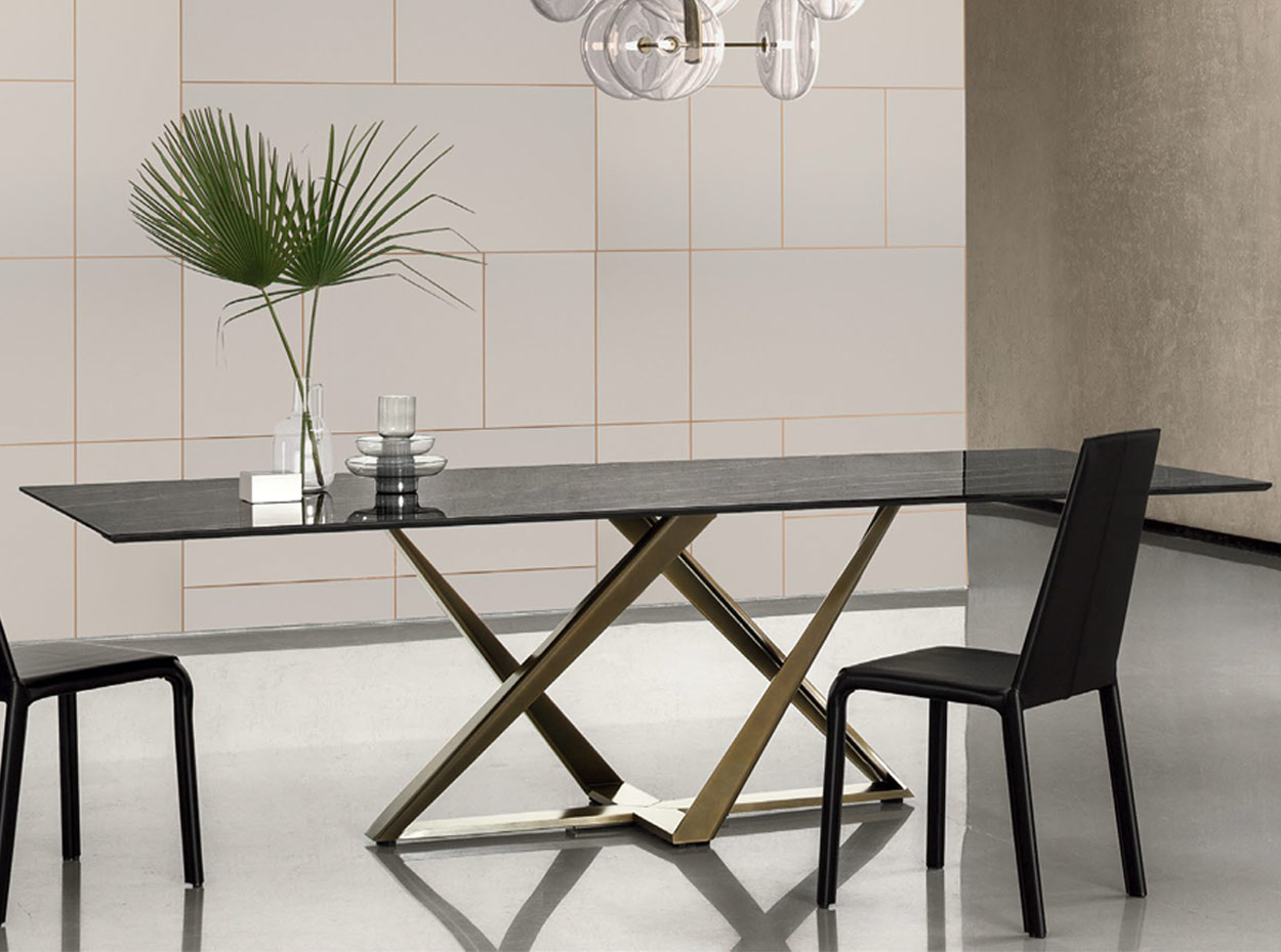 Millennium Ceramic Rectangular Dining Table 1