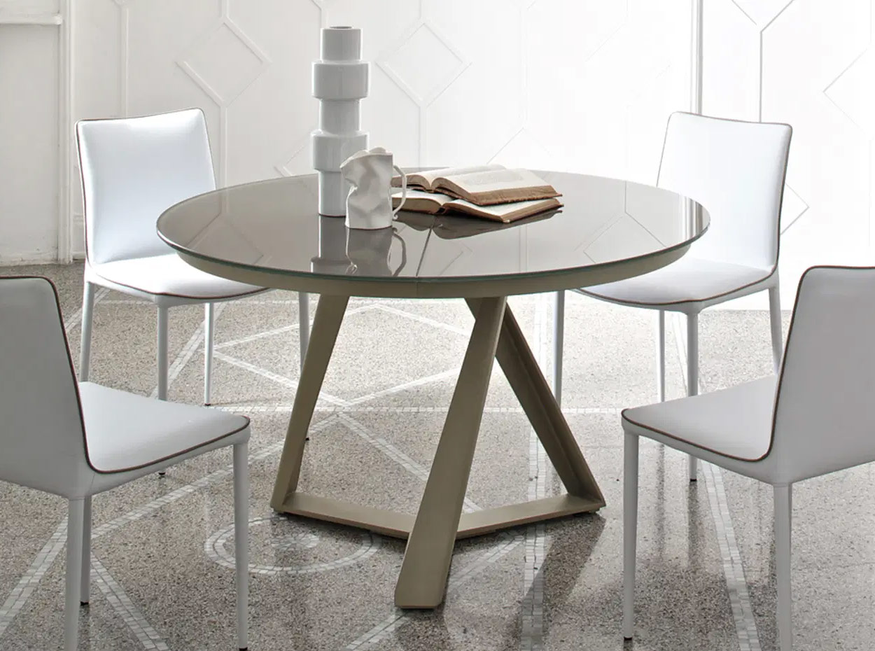 Millennium Extension Round Dining Table 6